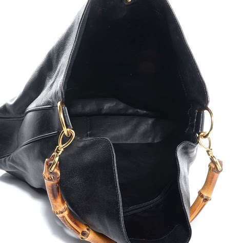 gucci bamboo handle hobo